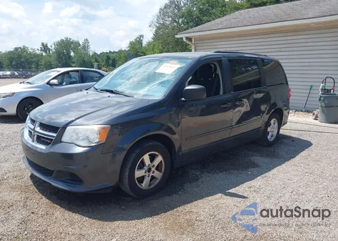 2012 Dodge Grand Caravan Sxt из США, поврежденный, VIN 2C4RDGCG4CR369886